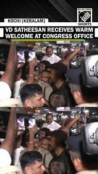 Congress MLA-elect VD Satheesan receives warm welcome at Congress Committee office