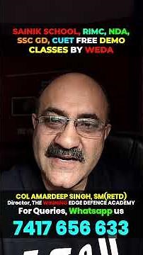 Sainik School, RIMC, NDA, SSC GD & CUET Free Demo Classes | Sainik School, NDA, CUET Trial Batches
