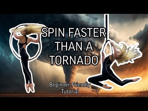 How To SPIN On Aerial Hoop??? - Beginner Friendly Lesson