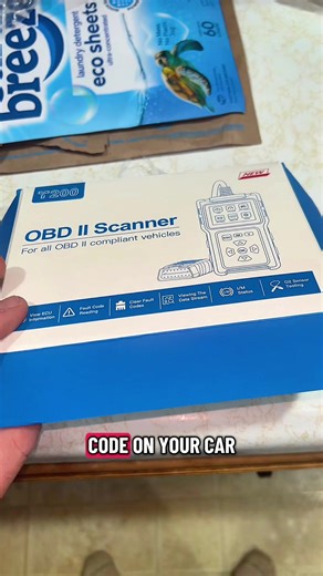 Stop guessing why your check engine light is on. Plug this in, read the code, clear it, and know exactly what’s going on with your vehicle. If you work on your own cars — you need one of these. 👇 #OBD2Scanner #CarTool #MechanicTools #DIYMechanic #CarMaintenance
