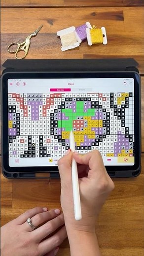 Track progress stitch by stitch using the Stitchly App #crossstitchtutorial #crossstitch #stitchly