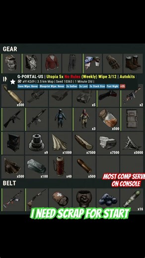 New Community Server on￼ rust Console Edition autokits shop trader battlepass #rustconsole #rust