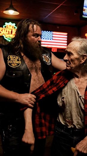 🚨 They Called Me ‘Fossil.’ They Laughed at My Cane. They Ripped My Shirt to Mock My Faded Tattoo… Then I Heard the Commander’s Voice and Knew the ‘Most Dangerous Men on Earth’ Had Just Woken Up – The Bar Fell Silent and the Price of My Service Was Paid in Terrifying Respect. 🇺🇸 The floor of the Salty Dog Tavern is a special kind of sticky. It’s a permanent geological layer, a resin of spilled beer, forgotten tears, and decades of regret. It’s a sound—shhk, shhk—that greets me every time I wal