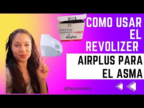 COMO USAR EL INHALADOR REVOLIZER AIRPLUS para el asma, tutorial/ Hey Mom TV
