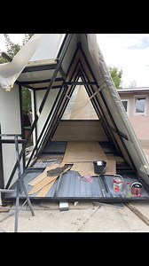 Așa a început proiectul cabana A frame | Cabana a frame