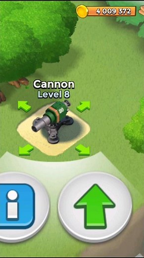 Boom Beach: Cannon Levels 1-25 #shorts