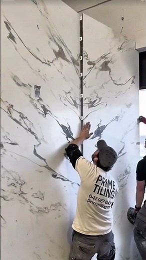 Watch this video Ceramic installation of wide and large walls in wall cladding