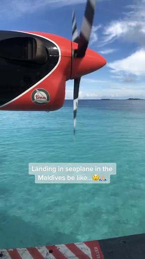 Seaplane Landing in Maldives - Breathtaking Views and Serene Waters
