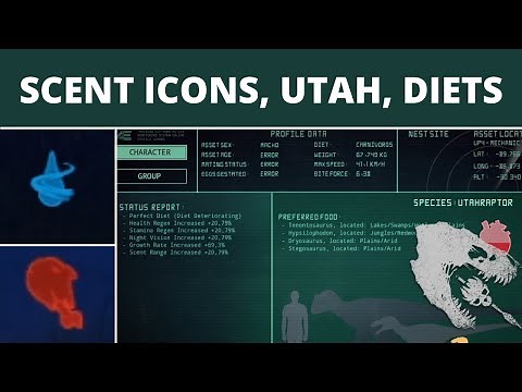 DIETS with Utah Raptor and ICONS in Evrima 0.8.32.02 in The Isle