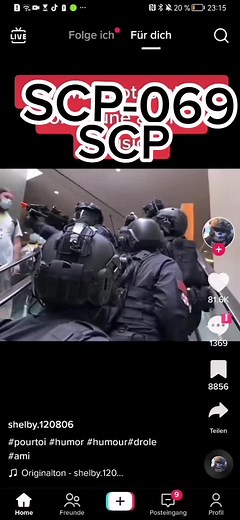 SCP on TikTok