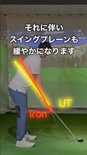 【UTの基本】アイアンと同じに振るとなぜ当たらないのか？物理で紐解く正しい打ち方 #ゴルフレッスン #あぜごるふ
