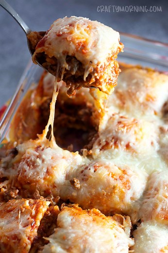 Lazy Lasagna: Baked Ravioli Casserole - Crafty Morning