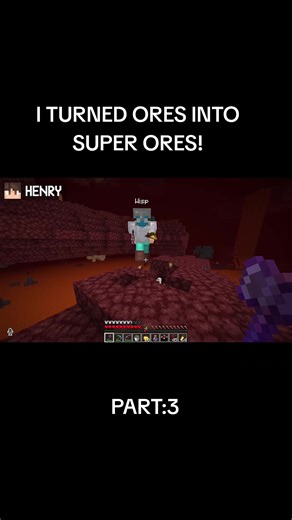 Transforming Ores into Super Ores in Minecraft