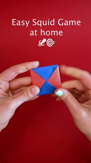 How to Make a Ddakji Origami | Squid Game Inspired Tutorial