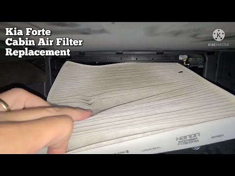 2021 kia forte cabin air filter replacement