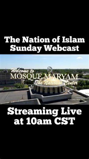 📱 💻 Tune in every Sunday at 10am CST! https://webcast.noi.org #NOISundays #Farrakhan | The Nation of Islam