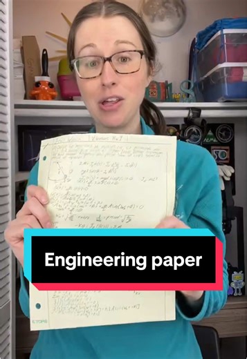 Exploring Old Engineering Homework and Graph Paper