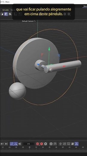 ANIMAÇÃO em LOOPING no Cinema 4D #shorts
