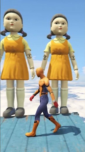 GTA 5 Epic Water Ragdolls Spiderman Jump/Fails Ep #shorts