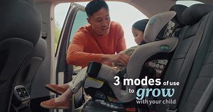 Graco Extend2Fit 3-in-1 Car Seat, Cullen, Grey