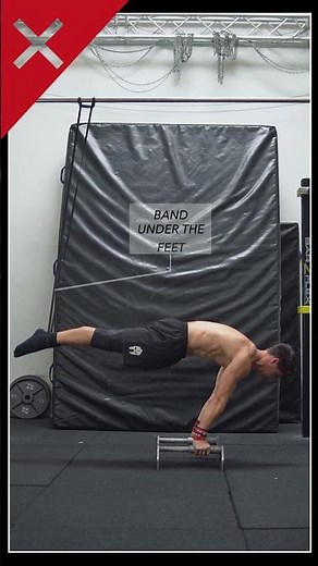 How to use elastic bands to assist the full planche.