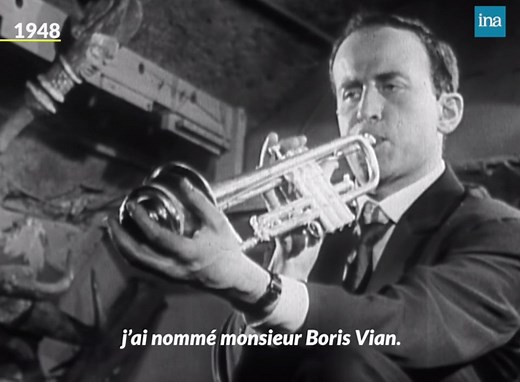 BORIS VIAN. Alors qu'on célèbre le centenaire de sa naissance, nous avions envie de vous montrer cette archive de Boris Vian où l'artiste évoque son amour du jazz et les réactions des voisins quand ses camarades et lui jouent trop fort. | INA
