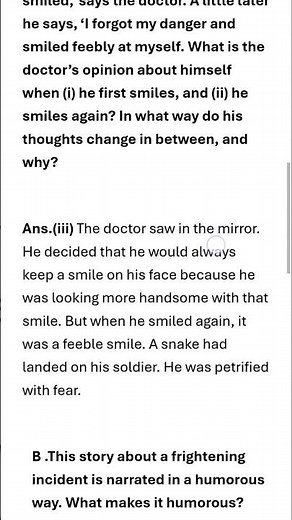 class 9 ncert beehive ch5 the snake and the Mirror|| complete questions and answers