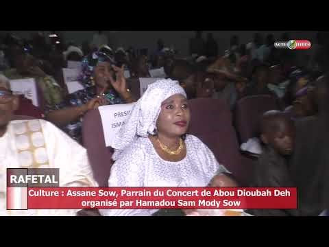 Concert de Abou Diouba Deh organisé par Hamadou Sam Mody Sow, Assane Sow de RAFETAL invité d'honneur