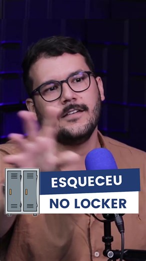 Já esqueceram ou perderam alguma coisa em parque? Me conta! Assista ao episódio 198 completo no YouTube! #locker #buschgardens #armario #podcast #historiasdeorlando