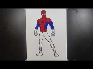 Drawing Spiderman with Color Sketches | by Skejo Arts
