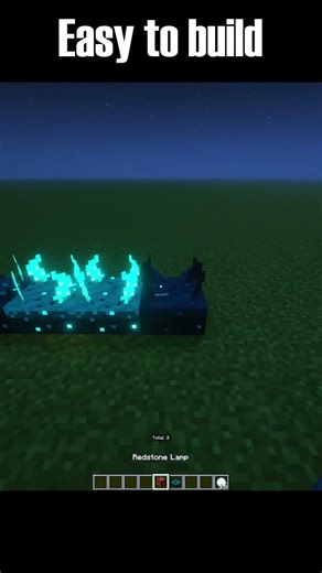 Minecraft Redstone lamp build #elevenhopper #tweening