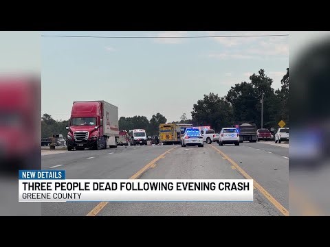 Three people dead in U. S. 412 crash