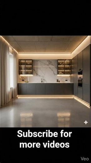 Luxury Kitchen Transformation: High-End Marble & Glass Design.#interiordesign #architecture