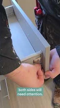 How to fix a kitchen unit drawer front | quick DIY guide
