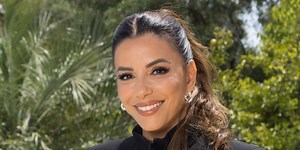 Eva Longoria Rocks Tiny Black Bikini in Vacation Photos With Lookalike Son Santiago