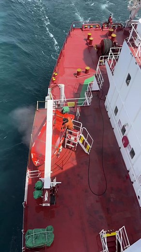 12K views · 69 reactions | Washing the rescue boat using a...