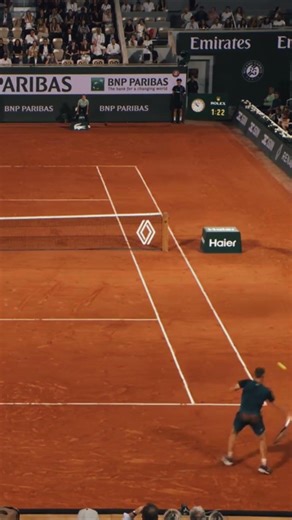 EVERYONE was impressed 😅#RolandGarros #Djokovic #Tennis #Sports