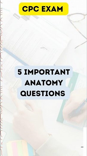 Top 5 Anatomy Questions for CPC Exam | Must-Know Prep! #shorts