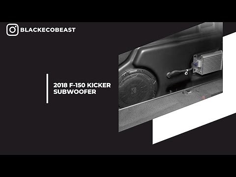 2018 F-150 Kicker Hideaway Subwoofer Install