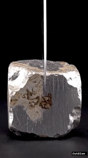 Cutting Element 57 Lanthanum in Half! 🔪✨ | Periodic Table Cuts #shorts