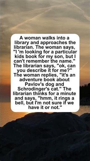Science Library #joke #humor #shorts #science #pavlov #schrodinger #library #funny #comedy #laugh
