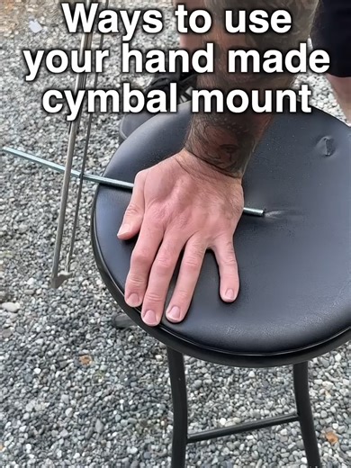 Versatile DIY Cymbal Mount for Drummers