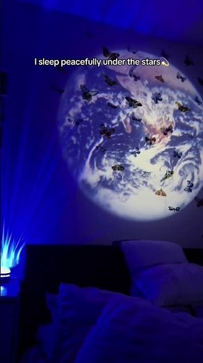 Mini Galaxy Projector Lamp – Earth Moon Light, Starry Sky, Rotating Planetarium, LED Night Light