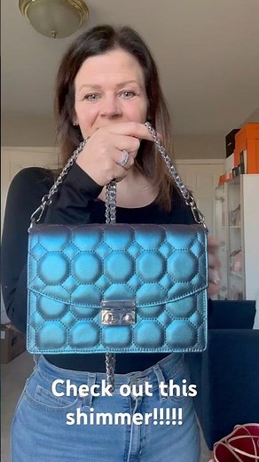 Lyan The Label Astor Bag ✨ Iridescent Mermaid Mod Shots | Luxury Handbag Try On #ootd #fashion