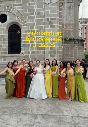 Colorful Bridesmaid Dresses for a Fun Wedding