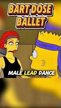 Bart Does Ballet #thesimpsons