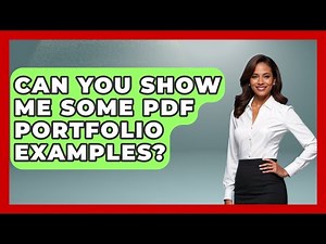 Can You Show Me Some PDF Portfolio Examples? - Graphic Design Nerd