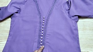 799K views · 10K reactions | trendy neck design .Overlap neck design .iffat art and craft.v shape overlap neck | Iffat's Colection | Facebook