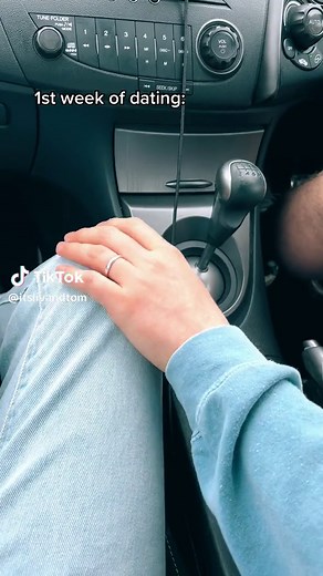 the evolution of the THIGH SQUEEZE🦋 #foryou #couplegoals #viral | Hand Placement