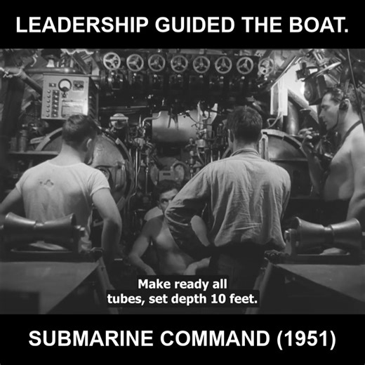 41K views · 482 reactions | Leadership guided the boat. - Submarine Command (1951) | Military History Unveiled | Facebook